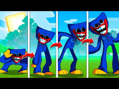 CICLO DE VIDA DO HUGGY WUGGY NO MINECRAFT ‹‹ P3DRU ››