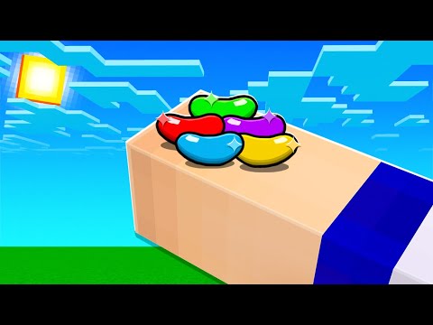 coloquei feijões Mágicos no Minecraft!