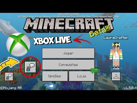 COMO SE CONECTAR NA XBOX LIVE SEM ERRO – MINECRAFT PE 1.7/MCPE 1.8.0.13