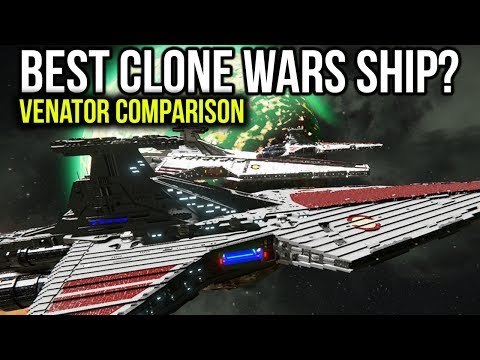 Comparing CLONE WAR VENATOR's – Space Engineers