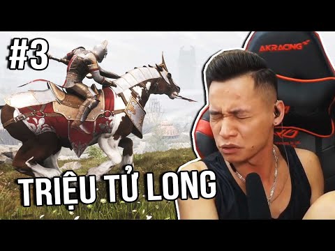 (Conan Exiles #3) Triệu Tử Long vác ngựa đi đánh Cá sấu chúa và Tê giác 1 sừng và cái kết cười ỉa.