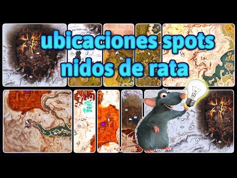 CONAN EXILES # MEJORES UBICACIONES  SPOTS NIDOS DE RATA GAMEPLAY ESPAÑOL