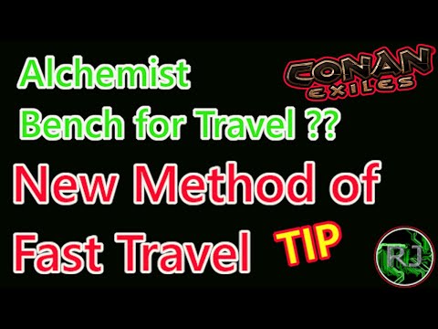 Conan Exiles New Fast Travel Trick  Teleport with Alchemist Bench