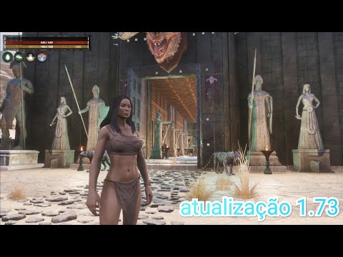 Conan Exiles PS4 atualização 1.73 ótima notícia mais nova DLC