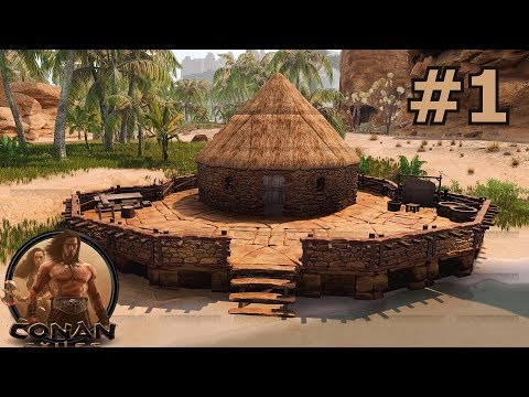 Conan Exiles#1 تجهيز البيت