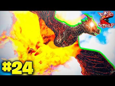 CONSIGO al *DIOS  RODAN* GIGANTE 😱 EPIC WORLD #24 🔥 Ark: Survival Evolved
