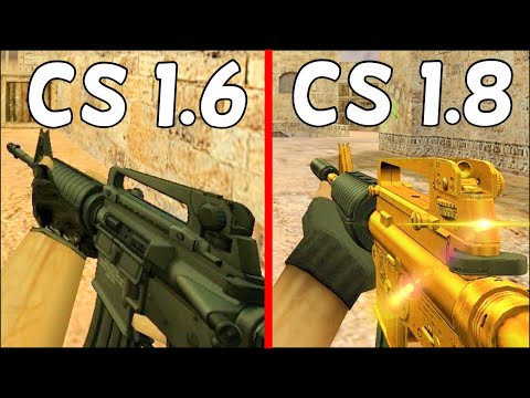 Counter-Strike 1.6 vs. Counter-Strike 1.8 – All Weapons Comparison 4K 60FPS