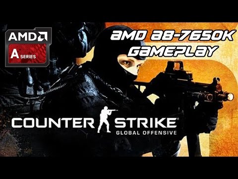 Counter Strike Global Offensive CS GO Gameplay on AMD A8-7650K