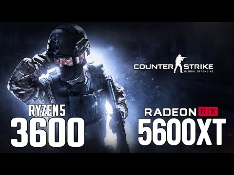 Counter-Strike Global Offensive on Ryzen 5 3600 + RX 5600 XT 1080p, 1440p benchmarks!