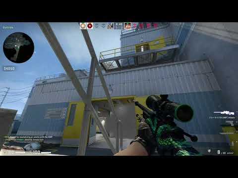Counter Strike Global Offensive replay AWP 1v4 CLUTCH