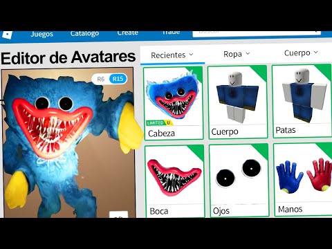 Creamos el PERFIL de HUGGY WUGGY (POPPY PLAYTIME) en ROBLOX !! | Rovi23 Roblox