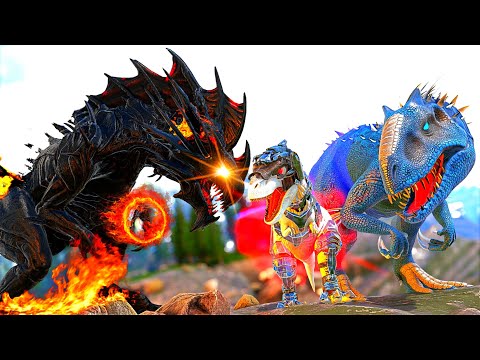 CRIEI UM EXERCITO PODEROSO! VOU INVADIR A TRIBO RIVAL! ARK SURVIVAL – PVP GUERRA – DINOSSAURO