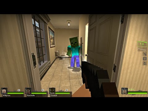 CUIDADO CON LOS ZOMBIS – Willyrex Y sTaXx – MINECRAFT MOD – LEFT 4 DEAD 2 [Parte 1]
