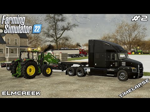 Cultivating FIELDS, selling GRAIN & rescuing NEIGHBOR | Elmcreek | Farming Simulator 22 | Episode 2