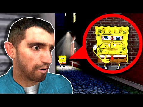 CURSED SPONGEBOB IS CHASING ME! – Garry's Mod gameplay