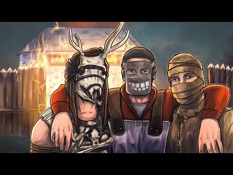 Как я спас новичков от рейда клана в Раст|Rust