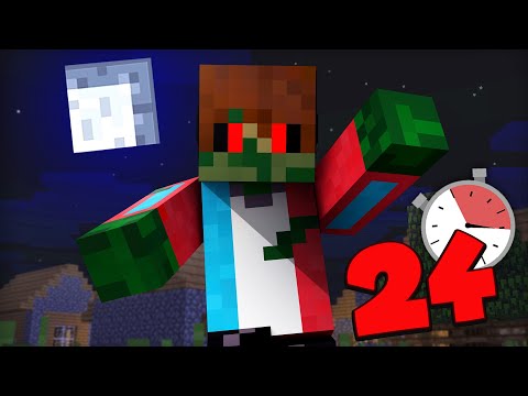 КОМПОТ НА 24 ЧАСА СТАЛ ЗОМБИ В МАЙНКРАФТ 100% ТРОЛЛИНГ ЛОВУШКА MINECRAFT