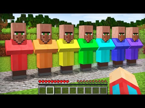 ЧТО ПРОДАЮТ ЭТИ РАДУЖНЫЕ ЖИТЕЛИ В МАЙНКРАФТ 100% ТРОЛЛИНГ ЛОВУШКА MINECRAFT КОМПОТ