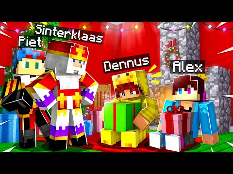 De INTOCHT Van SINTERKLAAS Met BESTE VRIEND In MINECRAFT! (Survival)