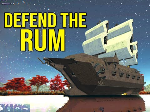 Defend The Rum Boat – Space Engineers Server Battle