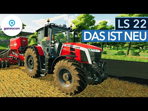 Der Landwirtschafts-Simulator 22 bringt Features, die vorher Fans bauen mussten | #gamescom2021