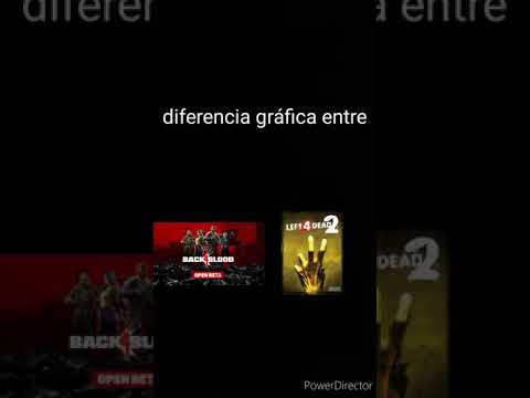 Diferencia gráfica entre back 4 blood y left 4 dead 2 #shorts