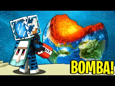 DISTRUGGO LA TERRA CON LA TNT NUCLEARE – MINECRAFT ITA