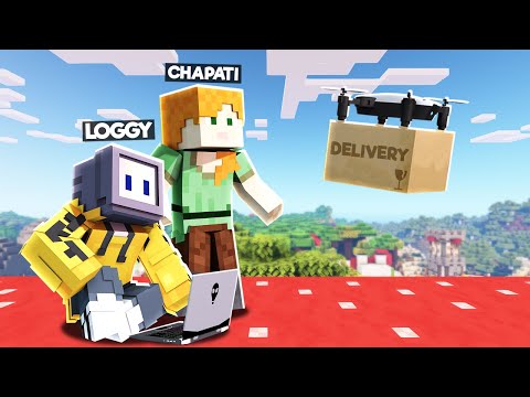 DRONE DELIVERY SERVICE IN DUBAI CITY | MINECRAFT