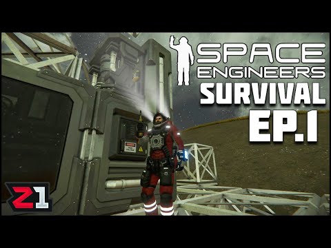 Dropping on a Planet With Nothing But Tools to Survive ! Space Engineers Survival Ep.1 | Z1 Gaming