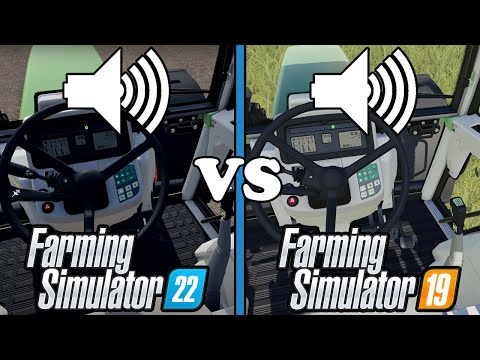 DŹWIĘK – FARMING SIMULATOR 22 VS FARMING SIMULATOR 19!!!