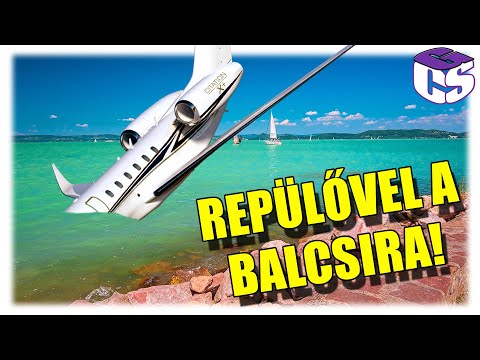 ✈ Magán repülővel megyek a Balatonra! | Microsoft Flight Simulator
