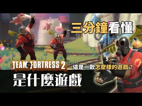三分鐘看懂絕地要塞2 (  Team Fortress 2  ) 是什麼遊戲