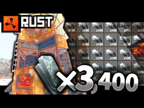 中華帝国を破壊したら、上質金属が3400個…!?!?【-RUST-リアルマイクラ実況】【ソバルト】