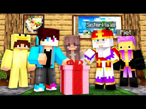 Een CADEAU MAKEN Voor SINTERKLAAS! (Minecraft Survival)