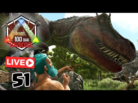 EM BUSCA DOS 100 DIAS!  –  ARK HARDCORE: ARK:SURVIVAL EVOLVED – #51 ft @Medusa Geek
