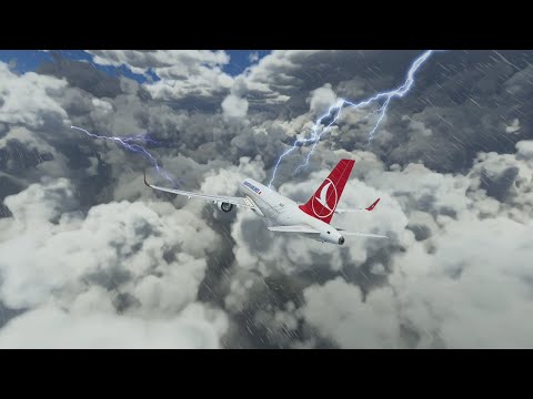 EN ZORLU HAVA ŞARTLARINDA İZMİR – İSTANBUL UÇUŞU (Microsoft Flight Simulator 2020)