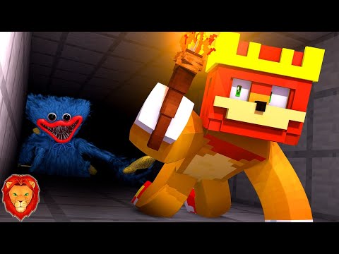 ENCONTRAMOS el PELUCHE MALDITO 🧸😈 HUGGY WUGGY en MINECRAFT | POPPY PLAYTIME LEON PICARON