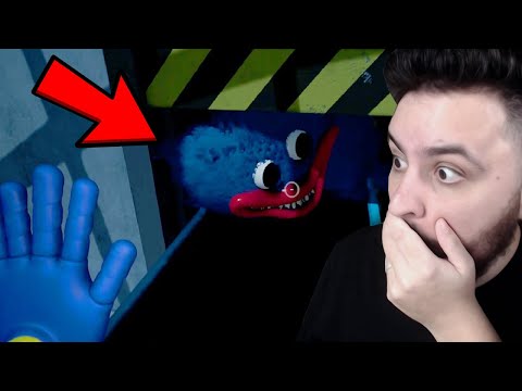 ENCONTREI HUGGY WUGGY TRAVADO NA PORTA !! *SEGREDO ESCONDIDO* – Poppy Playtime