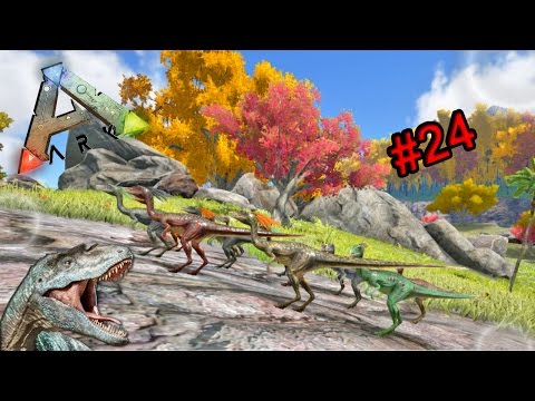 [EP.24] ARK survival evolved – แก๊งแว้นสั่งลุย ฝูงCompsognathus zbing z.