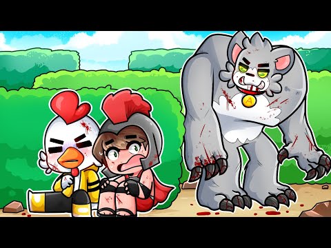 ¡ESCAPA de la BESTIA MUTANTE en MINECRAFT! 😱😈 LOS COMPAS ENCERRADOS en un LABERINTO