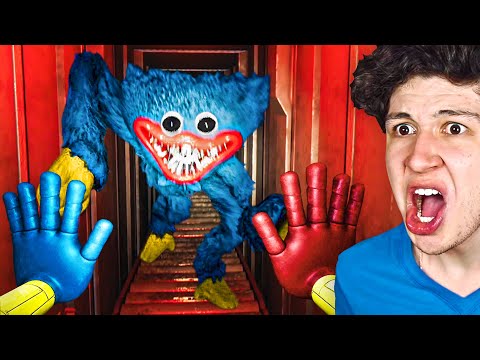 ESCAPANDO de HUGGY WUGGY! 👻🔪 (Poppy Playtime)