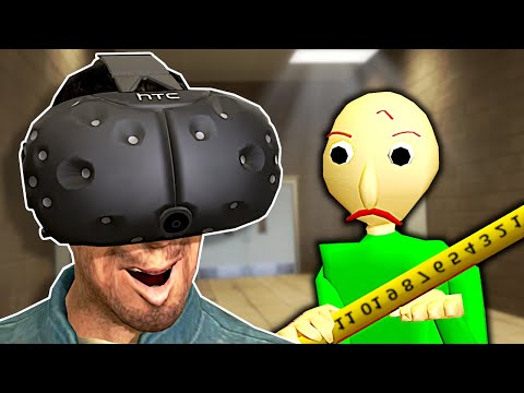 ESCAPING BALDI'S BASICS IN VR! – Garry's Mod Vr Mod