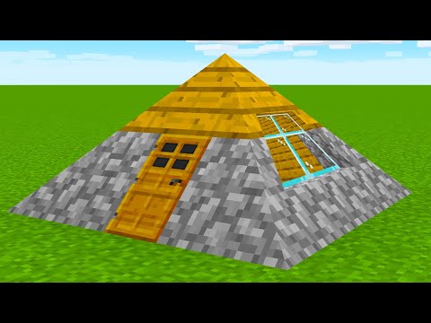 ESSA É A CASA MAIS ESTRANHA DE MINECRAFT (é uma pirâmide!?)