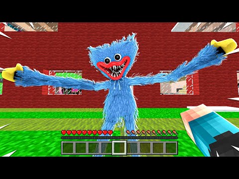 EVİMİZİN İÇİNDE HUGGY WUGGY BULDUK ! – Minecraft 😱