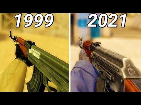 Evolution of AK-47 1999-2021 Counter-Strike Evolution