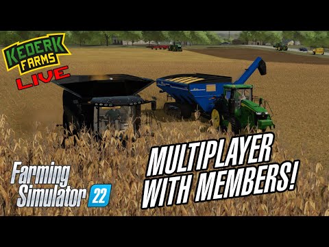 🔴 Farming Simulator 22 IS OUT! Playing Multiplayer with Channel Members!