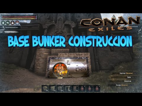 🛠️ CONAN EXILES 🧐 # BASE BUNKER ANTI-RAIDEOS – GAMEPLAY ESPAÑOL