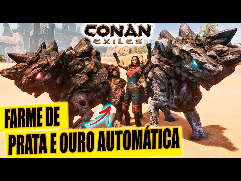 FARME AUTOMÁTICA DE OURO E PRATA COM ROCHIFRES –  CONAN EXILES 2021