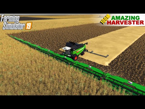 Farming Simulator 19 – AGCO CRAZY HARVESTER Header 100 Meters
