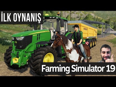 Farming Simulator 19 İlk Oynanış – 1. Bölüm